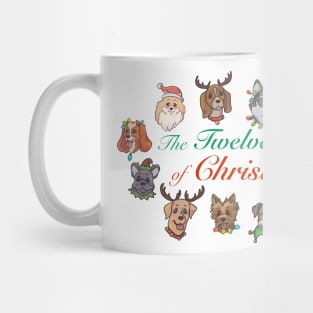 12 Dogs of Christmas Mug